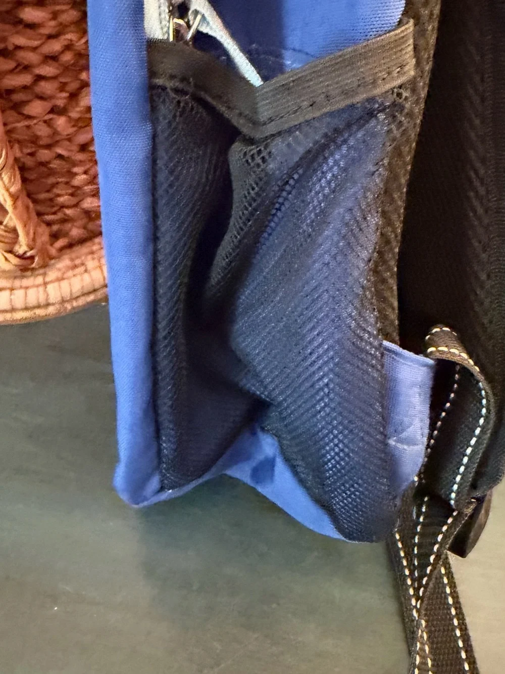 SCOUT pink and blue backpack. Lots of compartments.